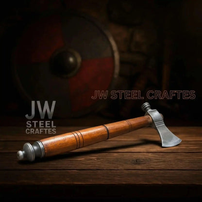 Damascus Pipe Tomahawk Hand Forged Viking Axe