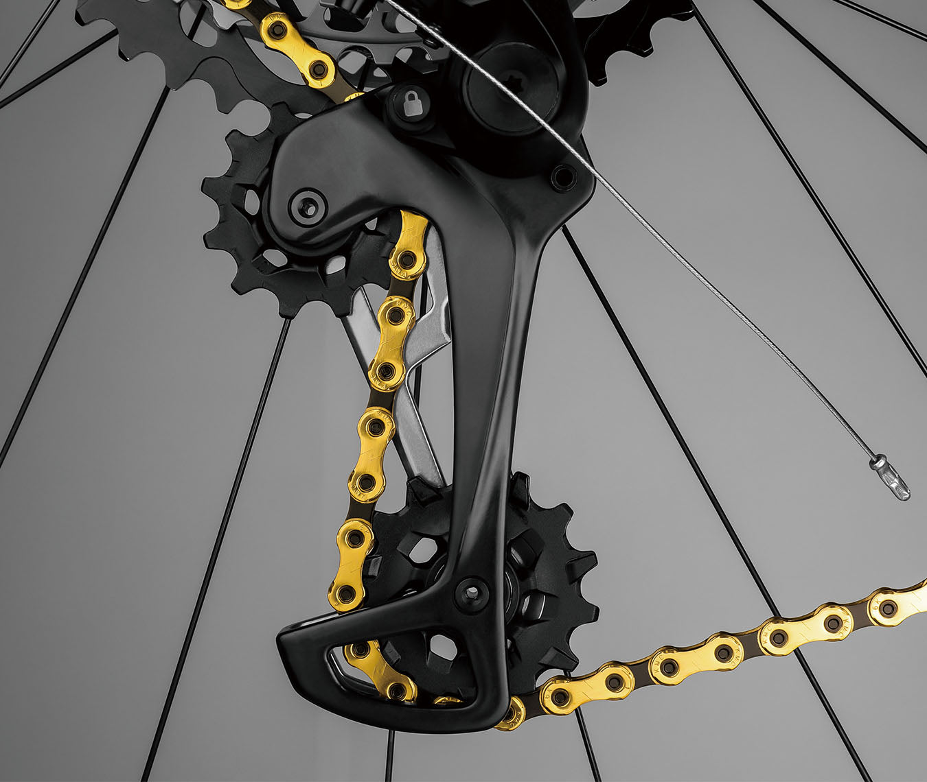 KMC X12 Chain - 12-Speed, 126 Links, Gold