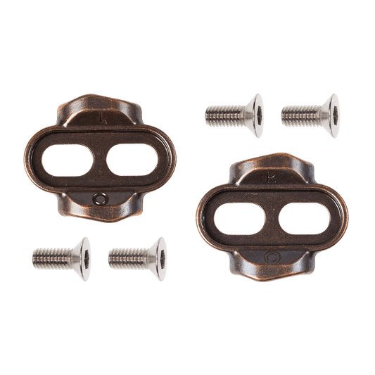 Crank Brothers Cleat Easy Release Bronze: 0 Degrees of Float